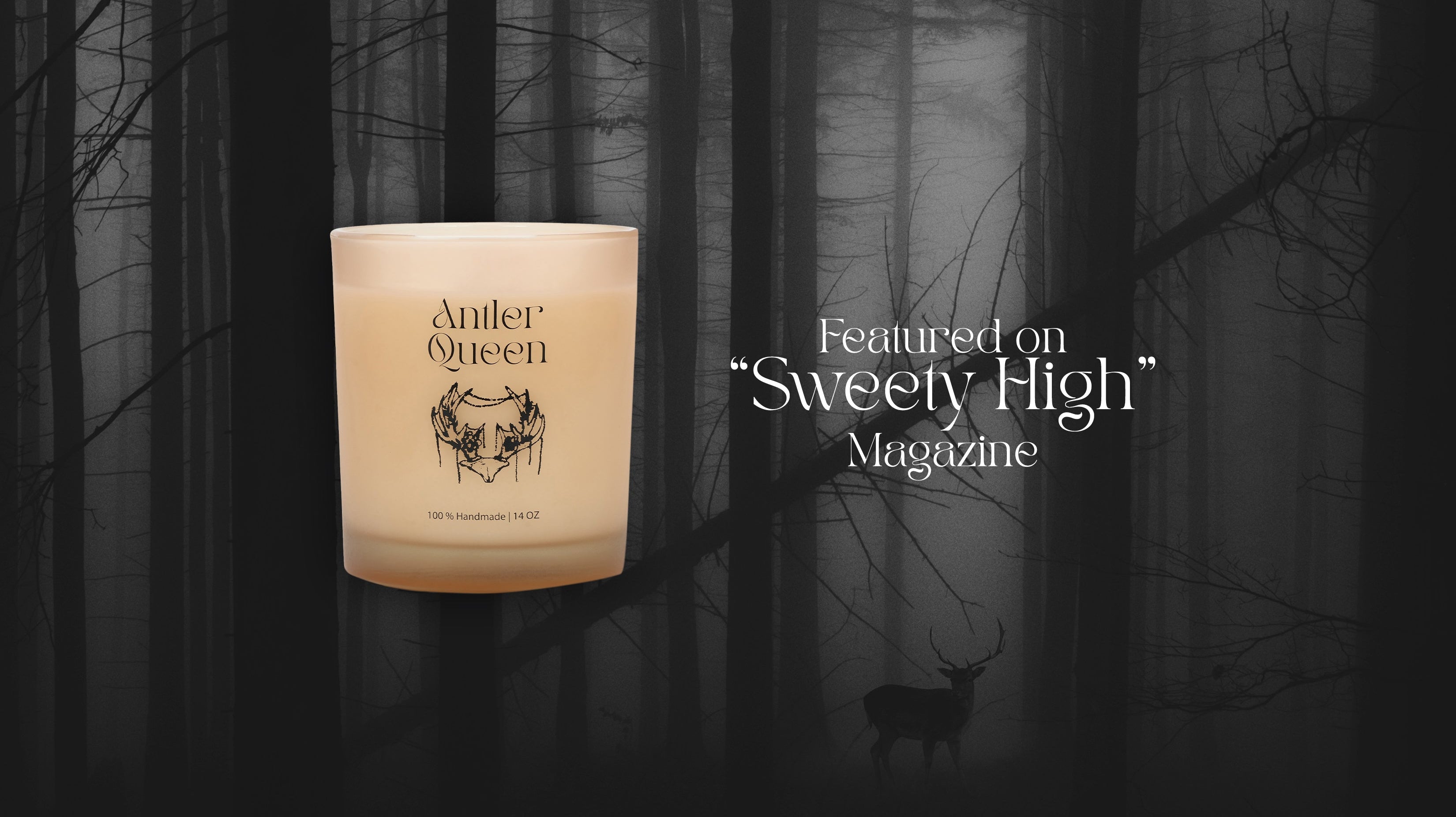 BuMama Antler Queen Candle