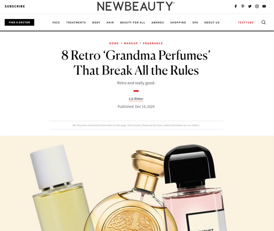 New Beauty ♡ 8 Retro ‘Grandma Perfumes’ That Break All the Rules