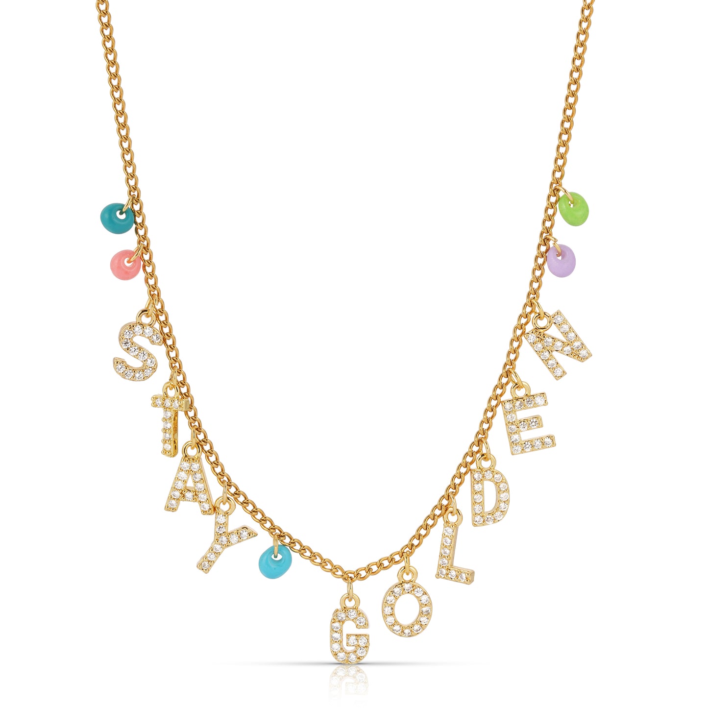 STAY GOLDEN Rhinestone Necklaces