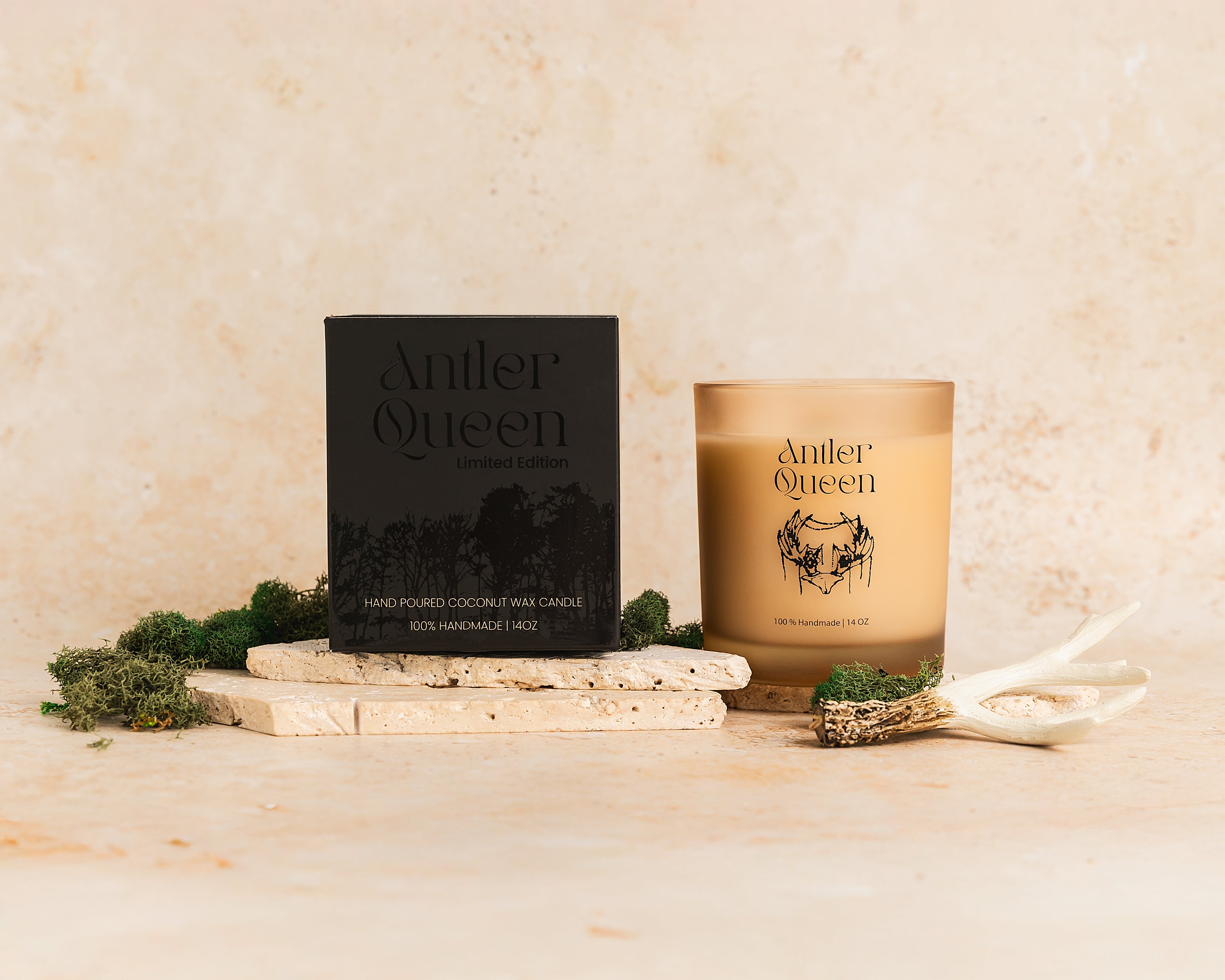 BuMama: Antler Queen Coconut Wax Candle