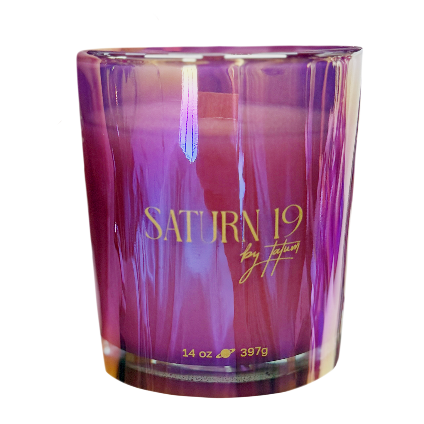 SATURN 19  Candle by Tatum & BuMama