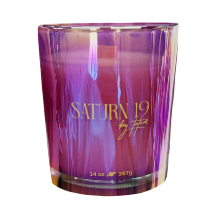 SATURN 19  Candle by Tatum & BuMama
